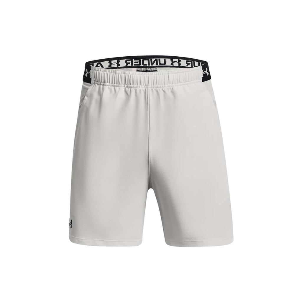 Under Armour Vanish Logo Print Woven Polyester Fitted Mid-Rise Sports Shorts Men Shorts Clay-White 1373718-114