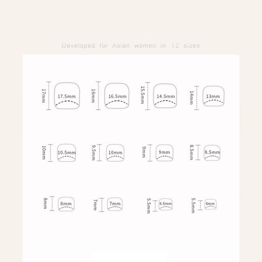 Simple Fake Toenails Short Square Foot Nails Nail Tips Toe Nails  for Women Girl