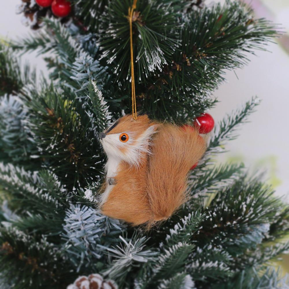 Plush Simulation Owl Bunny Christmas Tree Hanging NEW Animal Models  Party Decoration