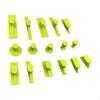 16x Paintless Dents Repair Tool Knock Pulling Tabs Portable Professional Dent for