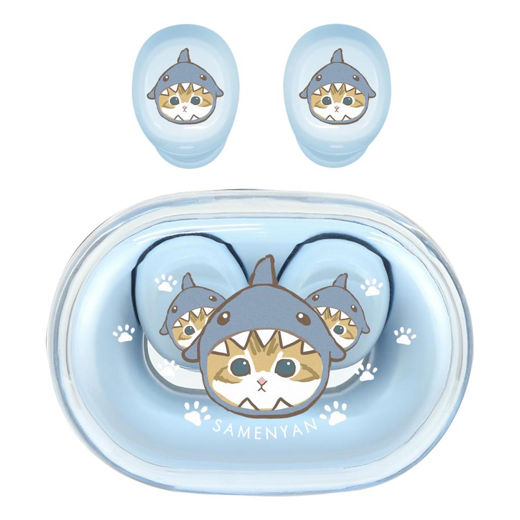 Gourmandies Mofusand Completely Wireless Stereo Earphones Shark Nyan MOFU-58A