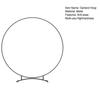Wreath Hoop Sturdy Smooth Anti-rust Anti-oxidation Luster Surface Decorative Metal Ins Style Garland Circle Wedding Table Center Decor