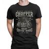 Chopper Custom Motor Motorcycle Men T Shirt Fun Tee Shirt Short Sleeve Crewneck T-Shirt  Summer Clothing Tees
