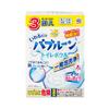 Raku Hapi Just Add Bubble Toilet Bowl 180g X 3 Toilet Foaming Drain Cleaning Cleaner, Bags, No-Scrub Cleaning, Detergent,