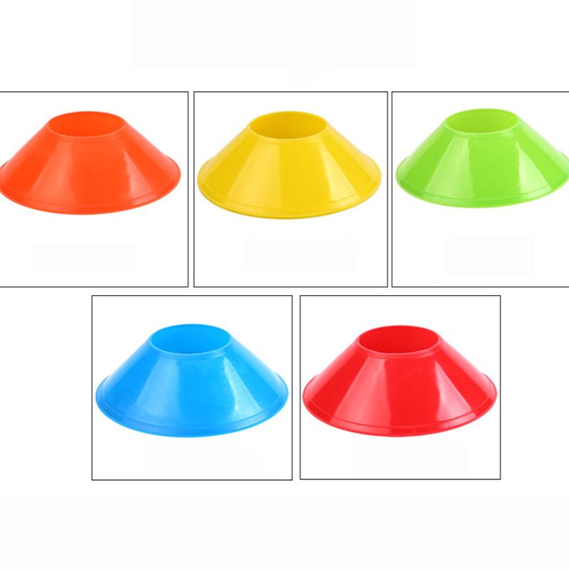 10Pcs Cone Set Football Training Equipment For Kid Pro Disc Cones Agility Exercise Obstacles Avoiding Sport Training Accessories