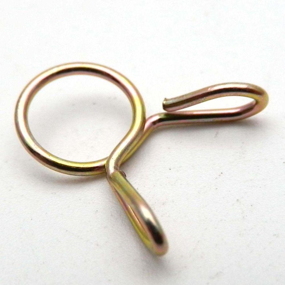 10Pcs Air Tubing Hose Clamp Assortment Kit Spring Hoop  Fuel Tube Water Pipe Motorcycle Scooter