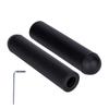 2 Pieces Barbell Bar Adapter Sleeve with L Shaped Wrench for Weightlifting