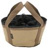 CAMPING MOON Extra Thick Canvas Dutch Oven Case 8 Inch Camping Outdoor Storage Bag DO-27-BK
