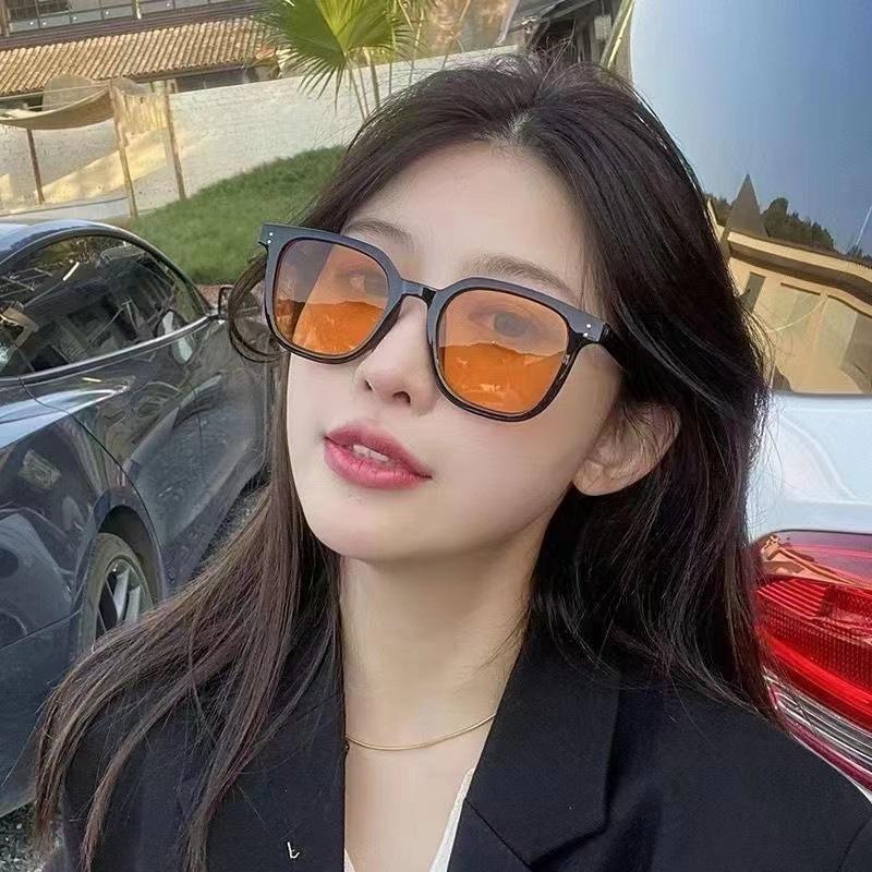Women'S Sunscreen Sunglasses Versatile High-End Sunglasses Women'S Face Small Glasses With Glasses