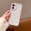 For iPhone 16 Case Epoxy Design TPU+PC Phone Cover with Bowknot Pattern,Rhinestone Decor