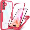 360 Case - BOOLING - for Samsung Galaxy A15 5G - Full Protection - Red - Shock Absorption