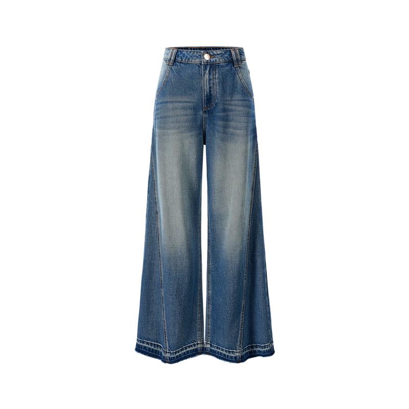 GIOVANNI VALENTINO Women's 2025 Wide-Leg Denim Pants