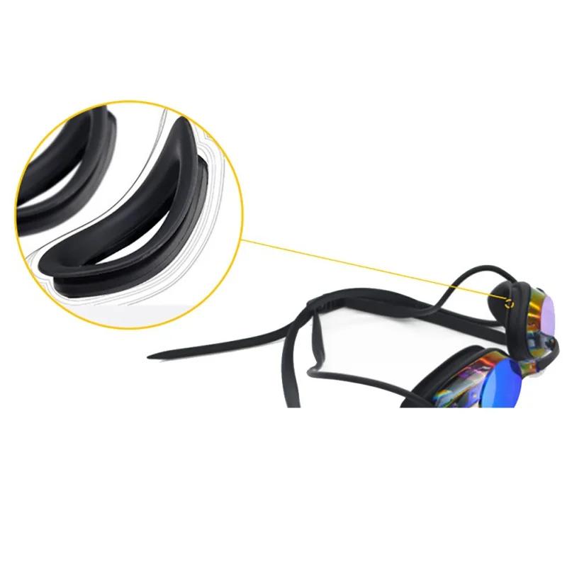 Swimming Goggles Men Women High Definition Waterproof Anti-fog Electroplated Lens Glasses Competition Eyewear