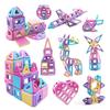 AMYCOOL Magnetic Blocks, 61 Pieces, Magnetic Toys for Girls, Blocks, Toy Refill Pack, Sold Individually, Trial Pack, Educational Toy, Cute 3D Puzzle,