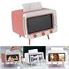Storage Napkin Case New TV Tissue Box Organizer with Mobile Phone Holder Desktop Paper Holder Dispenser Creative Tissue Canister