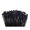 100 Cable Ties 370x4.8mm Black, UV Stabilized, PA6.6