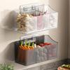 Kitchen Ginger Garlic Onion Storage Rack Storage Box Hanging Basket Ginger Garlic Wall Hanging Basket Storage Box