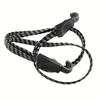 1pcs Bike Bungee Cords, 3-in-1 Heavy Duty Adjustable Long Bungee Straps With Hooks, Elastic Rubber Flat Bungee Cords Rope With Plastic Hooks