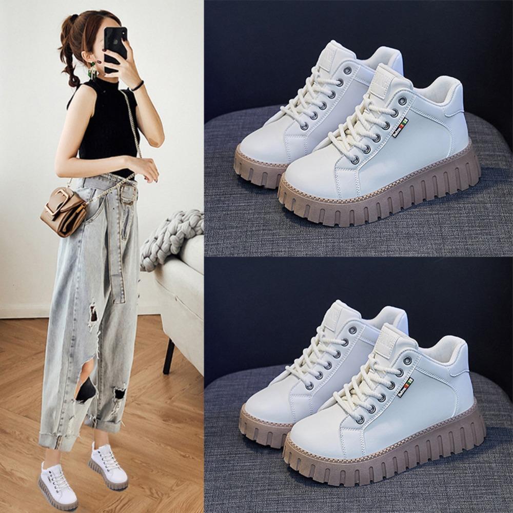 Autumn and Winter Women's Casual Shoes Thick Soled Martin Boots for Women