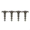 4x Vintage Hinges, Decorative with Screws Hardware Kit Hinges for Office Living Box Cupboard Door ,