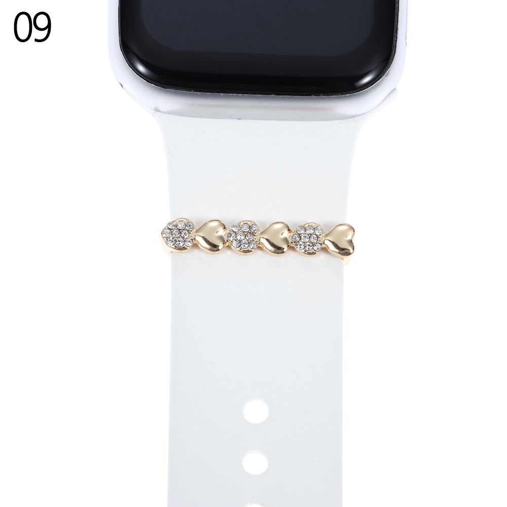 Креативный бриллиантовый браслет, ремешок для часов, украшение, декоративное кольцо, ремешок, аксессуары, подвески для наручных ремней