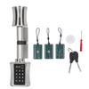 Keyless Electric Lock Stainless Steel Brass Low Consumption Smart Cylinder Lock with Emergency