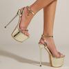 17CM High Heel Pole Dance Sandals for Women