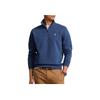 Polo Ralph Lauren Logo Embroidered Stand Collar Long Sleeve Sweatshirt Men Sweatshirt Blue 710922557-003