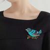 Creative Animal Brooch Full Of Rhinestones Bird Brooch Clothing Exaggerated Accessories Bird Pin Brooch