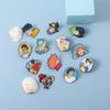 Cute Cartoon Alloy Lapel Pin - Anime Character Decorative Brooch Badge