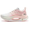 Li Ning Trendy Casual Non-Slip Wear-Resistant Low-Top Lifestyle Shoes Women Sneaker White Pink AZGT018-13