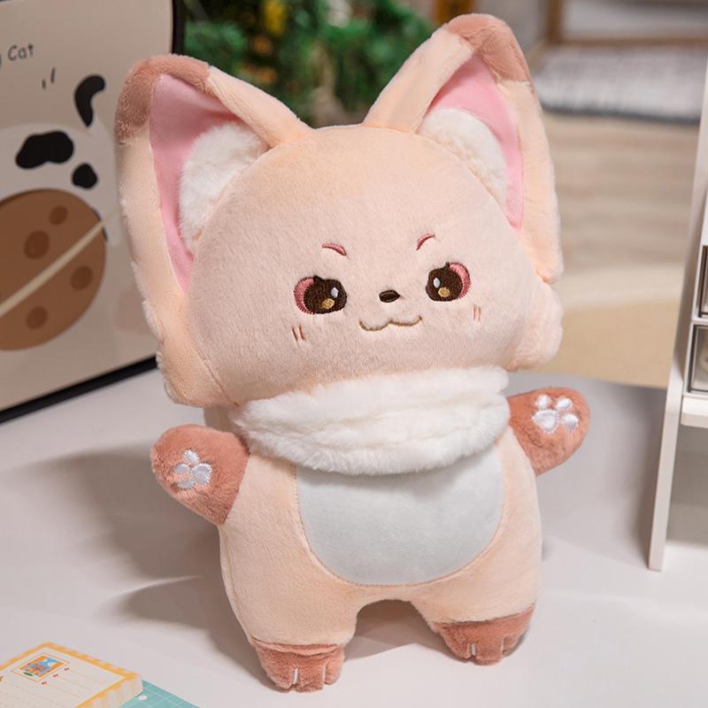 Cute Cartoon Fox Plush Toy Lovely Soft Stuffed Animal Doll Home Decor Gifts For Kids