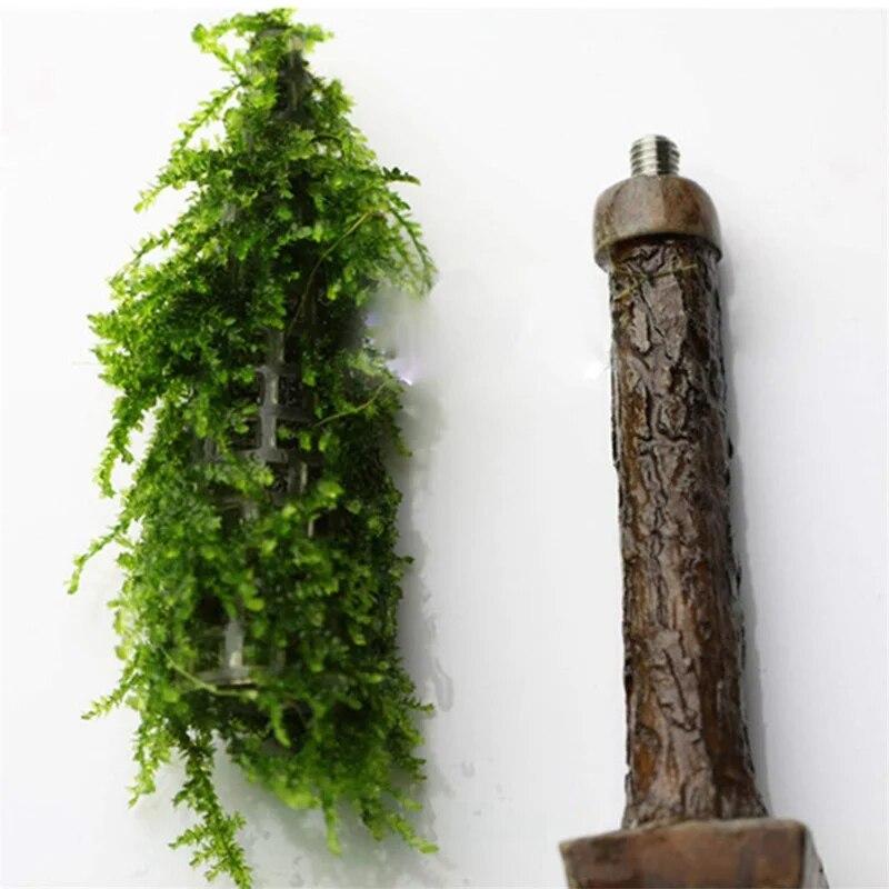 Aquarium Decoration Supplies Green Moss Simulation Christmas Tree Fish Tank Decor Landscape Ornament