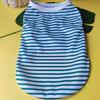 Dog Clothes New Striped Vest Spring Summer Autumn New Cat Small Medium and Large Dog Teddy