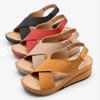 Women Sandals Summer  New Woman Hollow Wedges Sandals Female Casual Plus Size 43 Shoes Female Retro Sandalis Woman
