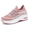 New Women's Mesh Breathable Sneakers Summer Women's Thick Sole White Sneakers