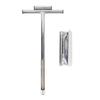Soil Sample Probe with Ejector Tubular Stainless Steel Rod T Shaped Handle for Plant Care Garden