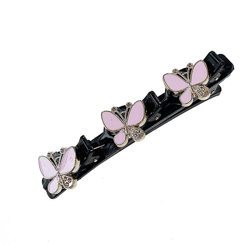 Double Layer Hair Braiding Hairpin Broken Hair Clip Women Girl Bangs Hairpin Korean Fixed Hair Clip Lazy Hair Style Accessories