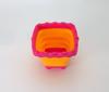 Square folding sandbox bucket - pink