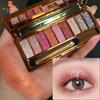 9 Color Eye Shadow Fine Shimmering Pearly Shimmering Super Shimmery Mashed Potato Texture Eye Shadow