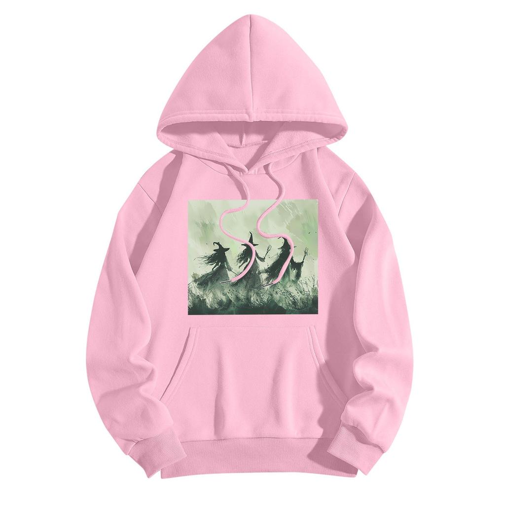 Sweatshirts For Teen Girls Long Sleeve Print Casual Graphic Hoodies Drawstring Pullover Cute Oversized Hoodie