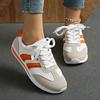 Fashion Fashion Trend Low Top Casual Thick Soled Shoes for Women 2025 Spring New Mesh Breathable Versatile Comfortable Lace Up Sneakers