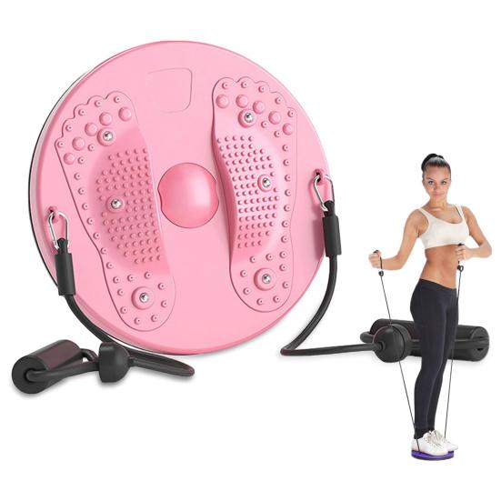 Waist Twist Board Waist Foot Massage Waist Twister Abdominal Muscles Strengthening Waist Exercise Slimming Twisting Disc Fitness Gear
