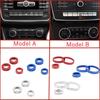 3Pcs/Set Car Air Conditioning Volume Knob Ring Trim For Mercedes Benz A B C E GLK GLA CLA ML AMG GLE M SL GLS G GL CLS Class