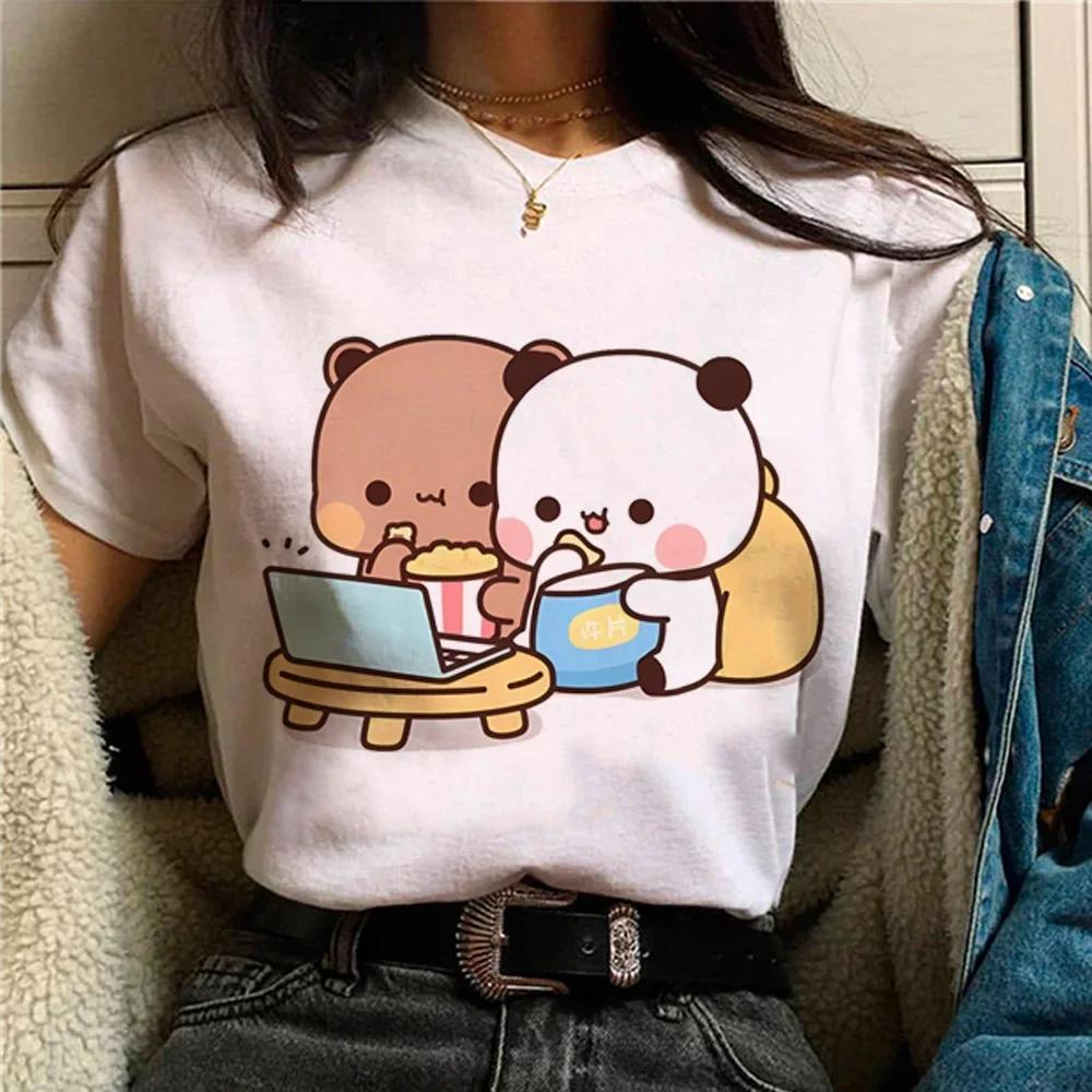 Bubu Dudu T Shirt Women Comic Designer Anime Top Girl Graphic Funny Clothes