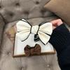 Woman's Bowknot Hair Clips Cute Cloth Art Double-layer Bowknot Beautiful Headwear Fashionable Hair Accessories