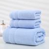 3pcs Towel Set Twist Jacquard Bath Towels Candy Color 100% Cotton Face Shower Towels Soft Thick for Home Bathroom Spa Adults