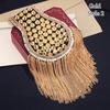 Classical Tassel Epaulette Rivet Shoulder Jewelry Vintage Clothing Accessories  Club