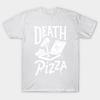 T Shirt Women Death By Pizza Harajuku Print Kawaii Tshirt Summer Short Sleeve Female T-Shirt Top Tee