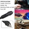 12V To 24V Car Cigarette Lighter Plug Male Head With Indicator Light Vehicle Electrical Cigarette Lighter Plug Charger Adapter